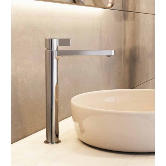 Μπαταρία Νιπτήρος Αναμεικτική Modea Eclipse 00-02013 Ψηλή Xρωμέ